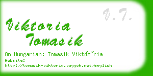 viktoria tomasik business card